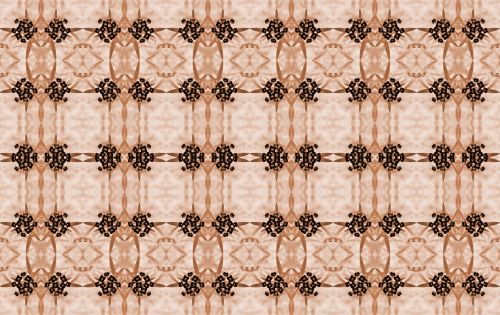 Sepia Flower Pattern