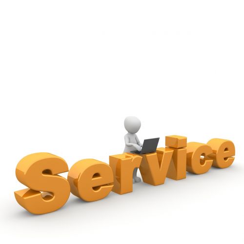 service reception business