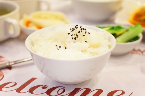 sesame rice food