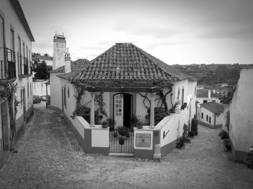 obidos portugal old town