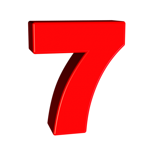 seven number 7
