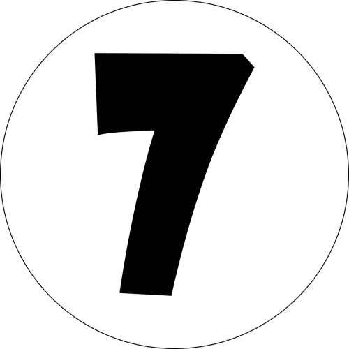 seven 7 number