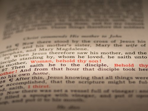 seven last words of christ  third word  john 19 26-27