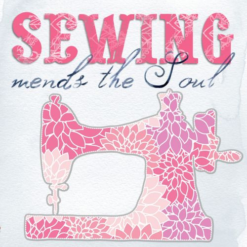 sewing collage art