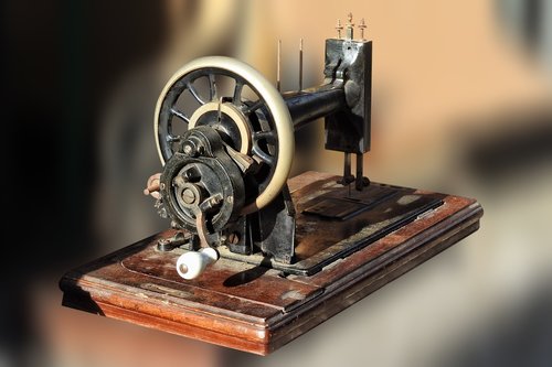 sewing machine  old  historically