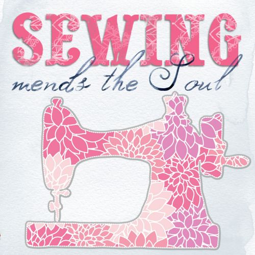 Sewing Machine Sign Collage Sign