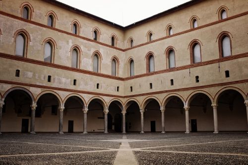 sforzesco castle milan italy