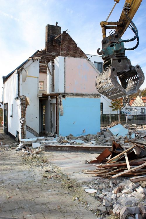 shack demolition gravel