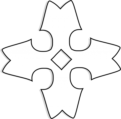 shaded cross christian