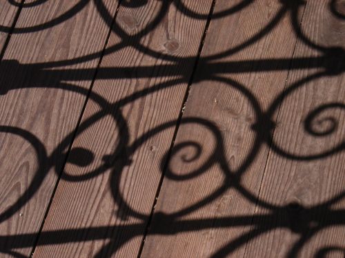 shadow grid wrought iron