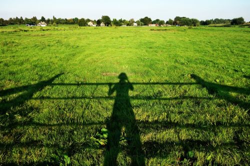 shadow person sunlight