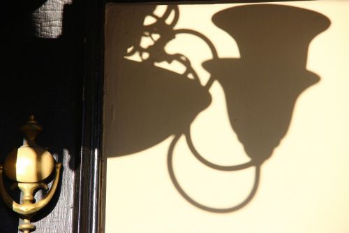 shadow lamp street lamp