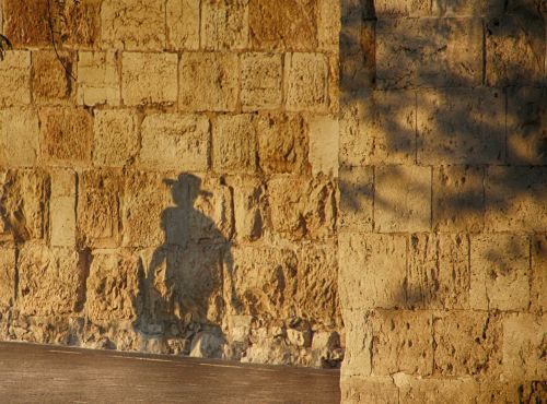 shadows wall jerusalem