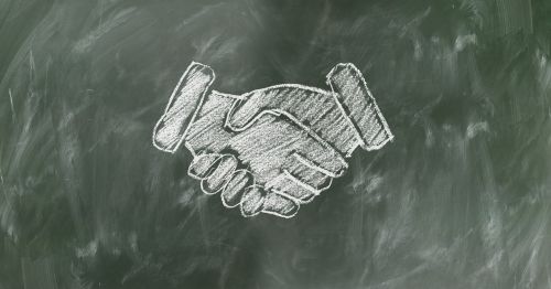 shaking hands handshake teamwork