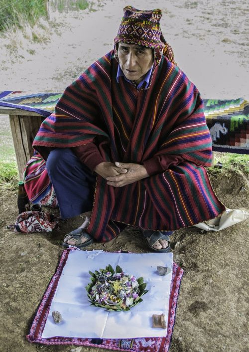 shaman peruvian coca leaf