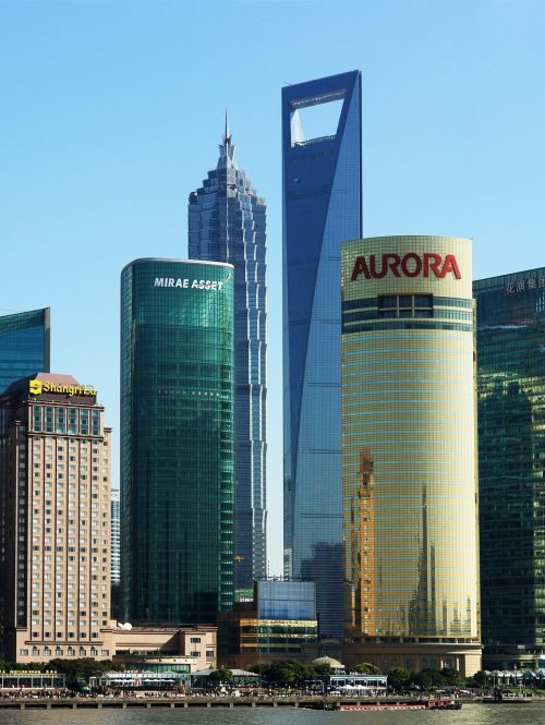 shanghai skyline building