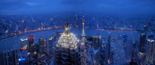 shanghai janmao tower panorama