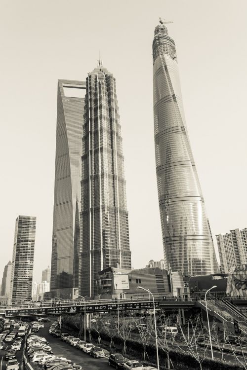 shanghai skyscrapers architecture