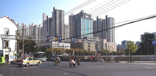 shanghai building driveway