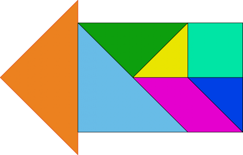 shapes arrow triangle