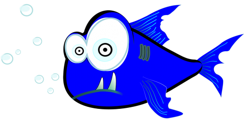 shark cartoon fish