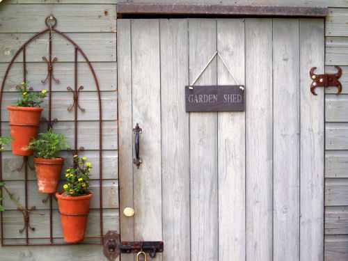 shed garden door