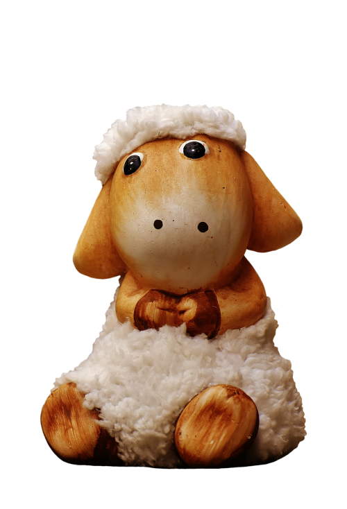 sheep figure cute