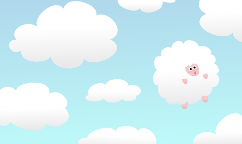 sheep sky drawing