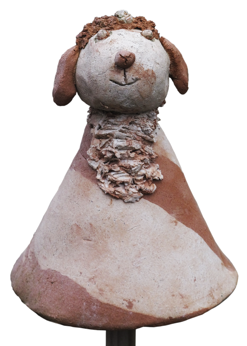 sheep figure clay figure