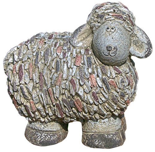 sheep  figure  ceramic