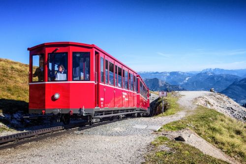 sheep mountain schafberg railway alpine