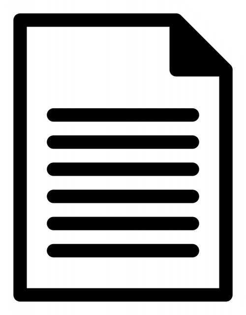 sheet document paper