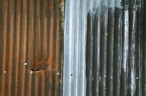 sheet corrugated rust