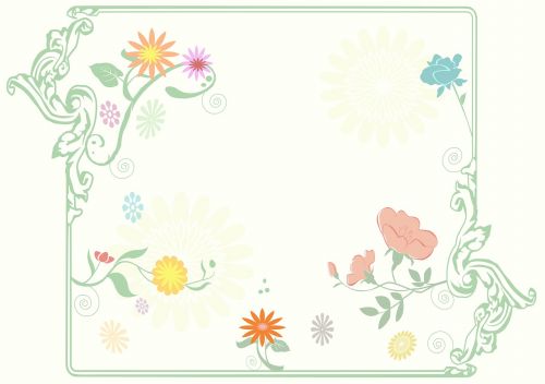 sheet flowers illustration