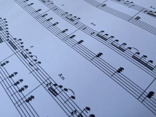 sheet music notenblatt music