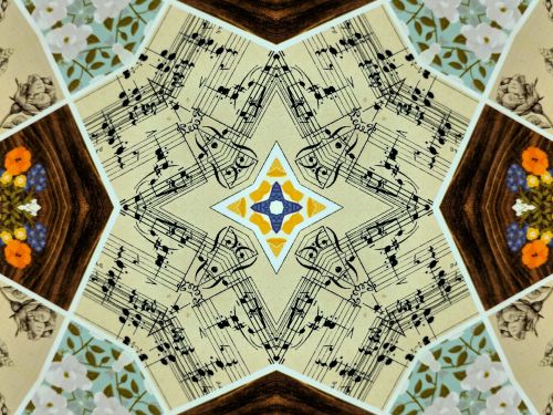 Sheet Music Kaleidoscope