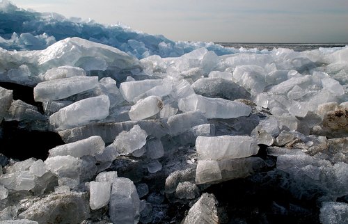 shelf ice  urk  ijsselmeer