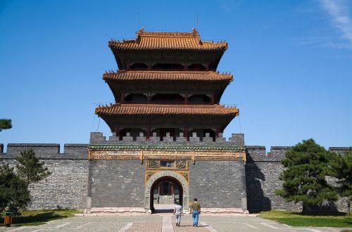 shenyang beiling zhaoling tomb ancient architecture