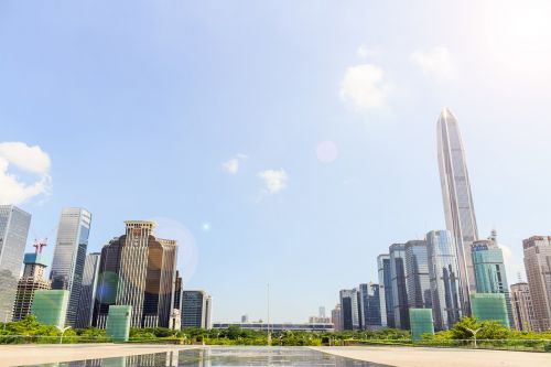 shenzhen city cityscape