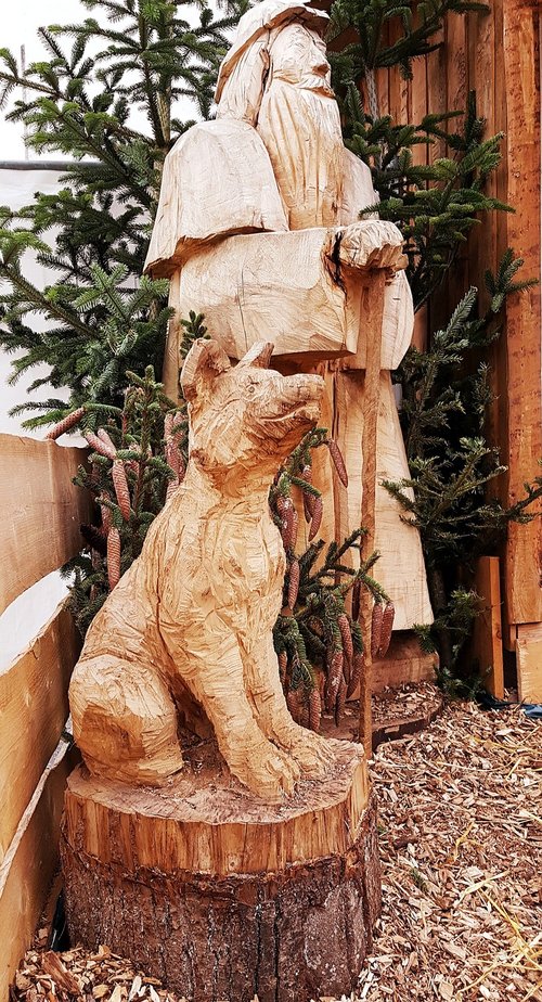shepherd  dog  sculpture