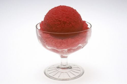 sherbet dessert raspberry