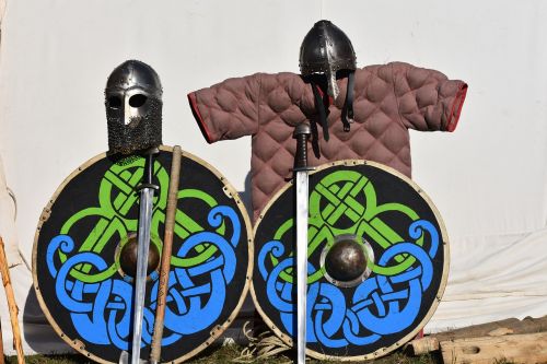 shield helmet sword
