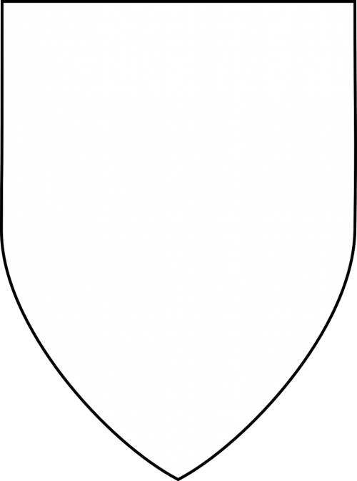 shield black white