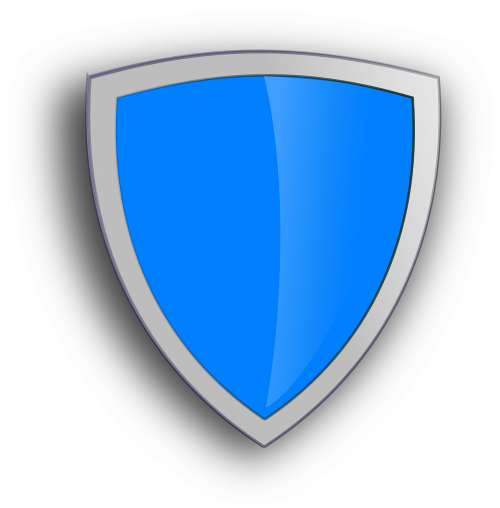 shield security blue