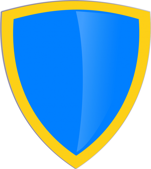 shield gold symbol