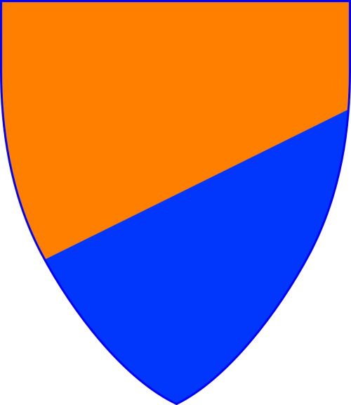 shield coat of arms blue