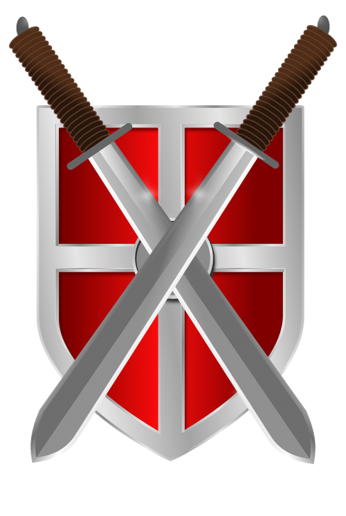 shield swords knight