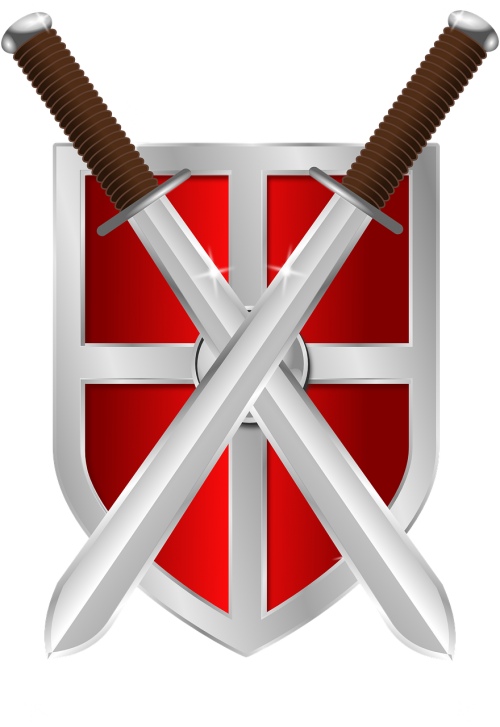 shield crossed swords sword