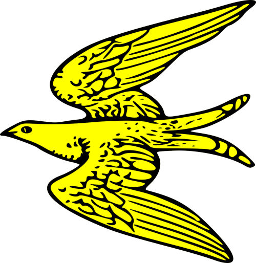 shield bird gold