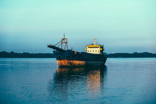 tanker ship sea